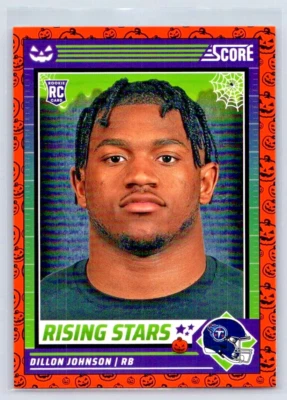 2024 Score-A-Treat - Dillon Johnson - PUMPKIN - Tennessee Titans - RC - #16 - Image 1 of 2