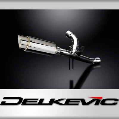 Ducati Multistrada 950 Delkevic 8" Stainless Round Muffler Exhaust Slip On 17-21 - Image 1 of 4