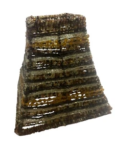 Perlen Lampenschirme Bernstein Braun, Schwarz Weiß Boho Shabby Paar 2 - Bild 1 von 3