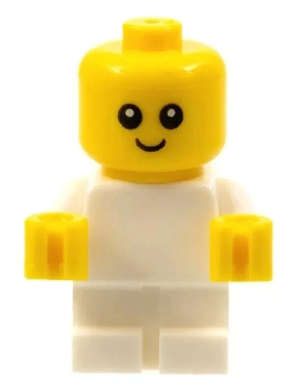 Новый LEGO BABY младенца минифигурка младенца ребенка белый njo446 60292 70657 40473 - Изображение 1 из 1