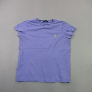 Ralph Laure Shirt Boys Medium Short Sleeve Casual Crew Neck Lightweight Outdoors - Picture 1 of 9