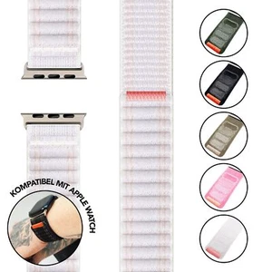 Correa de tela de nailon para Apple Watch Ultra SE 10 9 8 7 6 5 4 3 2 1, 42-49mm - Imagen 1 de 36