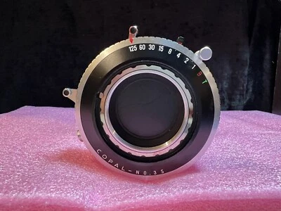COPAL N0.3S SHUTTER FRONT HOLE LENS BOARD - Image 1 of 4