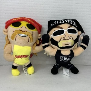 Figura Exclusiva de Peluche WWE Wrestling Hulk Hogan Hulkamania/Hollywood Nuevo Orden Mundial 9" NUEVA - Imagen 1 de 7