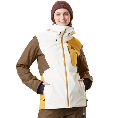 Picture Seen Jacke Damen-Schneejacke Skijacke Snowboardjacke Winterjacke Braun