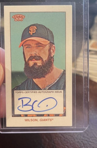2023 Topps 206 Low Series BRIAN WILSON Autograph Auto Giants SP