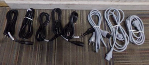 8pc. European 3-Prong AC Power Cord for Computer/Monitor/EU PC Power Supply - Picture 1 of 5