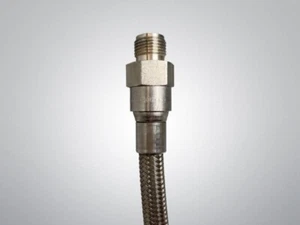 Hose Master Cryogenic Hose 3/8 in. ID Braided Stainless Steel 24 in. - Picture 1 of 4