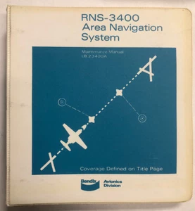 Bendix RNS-3400 Area Navigation Sytstem Maintenance Manual 1976 Original - Bild 1 von 12