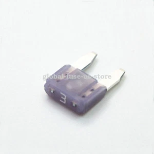 10 piezas fusible automotriz tipo mini hoja Littelfuse 0297003 3 amperios 32 VDC - Imagen 1 de 2