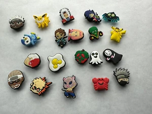 Mix Lot With My Hero Academia Shoe Charms! Croc Compatible. For Shoes. 20 Pieces - Picture 1 of 2