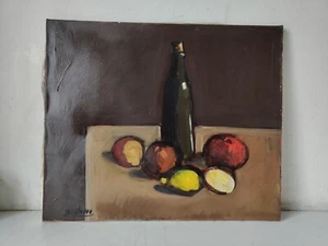 QUADRO OLIO SU TELA DI PIERO BERTACCO -NATURA MORTA 1967 - Imagen 1 de 8