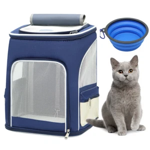 Haustier Rucksack Hunderucksack Tiertragetasche Katze + 650ML Hundenapf - Bild 1 von 9