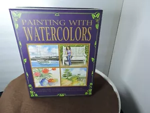 Painting with watercolor kit with book and practice pad - Foto 1 di 7