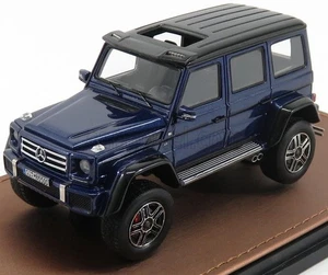 MODELLINO AUTO STATICO GLM MERCEDES BENZ G-CLASS AMG G550 4X4 2016 BLU 1/43 - Foto 1 di 6