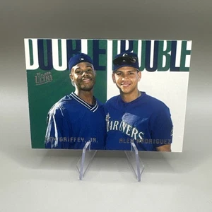 KEN GRIFFEY JR. ALEX RODRIGUEZ 1997 FLEER ULTRA DOUBLE TROUBLE - Bild 1 von 2
