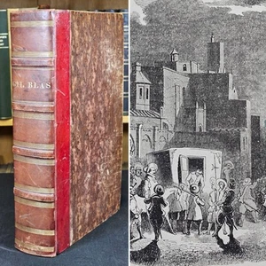 1835 Histoire De Gil Blas De Santillane Par Le Sage Vignettes Par Jean Gigoux - Picture 1 of 20