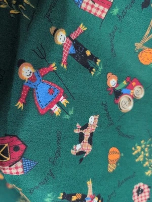 Хлопчатобумажная ткань Country Harvest by Fabric Traditions 1996 1-1/4 ярда предварительно нарезанная - Изображение 1 из 4