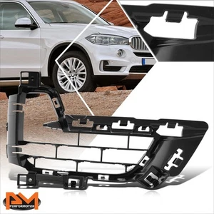 For 14-18 BMW X5 Front Passenger Right Hand Side Fog Light Cover Smooth Black - Picture 1 of 4
