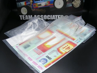 Team Associated RC10 Graphite PROTECH II Body Driver Decal Sticker Wing & Mount - Image 1 of 4