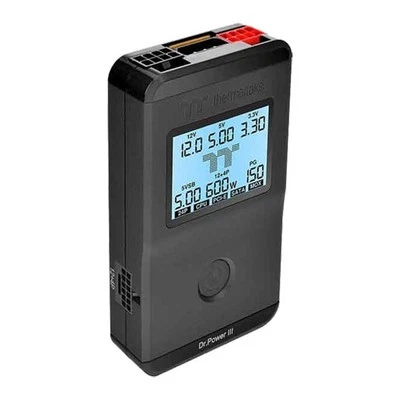 Thermaltake Dr. Power III Power Supply Tester, LCD Display, PCIe 12+4pin Detecti - Image 1 of 4