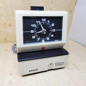 Reloj Grabador de Tiempo Amano Modelo 3636 - Sin Llave - De Colección - Imagen 1 de 11