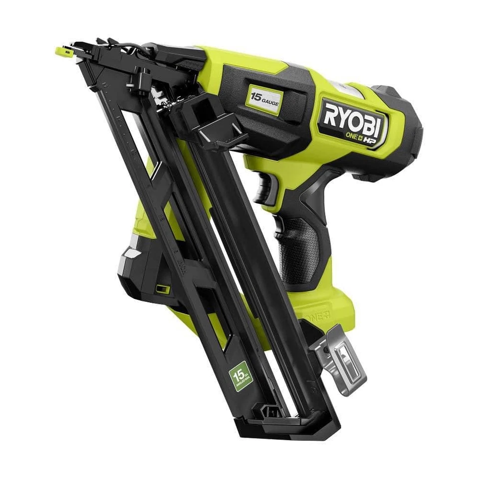 RYOBI (PBL375B) ONE HP 18V Brushless Cordless 15-Gauge 34° Angled Finish Nailer