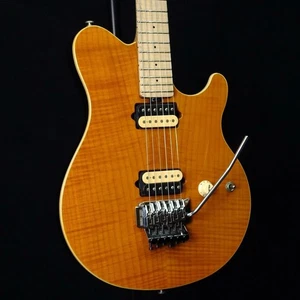 MUSIC MAN AXIS USA Used 2011 Maple+Basswood body Translucent Gold w/Gig case - Picture 1 of 11