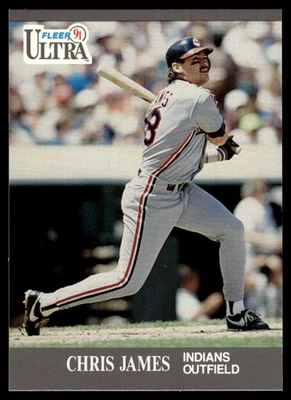 1991 Ultra #111b Chris James UER: card number should be 114 - Image 1 of 2