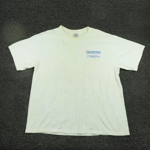 Camisa Michelin Vintage Moto Racing Motocicleta Para Hombre XL Blanca Gráfica Camiseta Años 2000 - Imagen 1 de 11