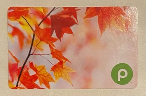 Publix Supermarket Autumn Fall Leaves Branches Red Yellow Orange 2025 Gift Card - Picture 1 of 1
