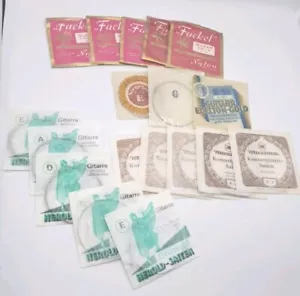 19 Stück Vintage Gitarrensaiten Konvolut FACKEL MUSIMA HEROLD SIEGESZUG - Bild 1 von 9
