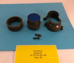 Amphenol Series 97 97-3107A-26-18S Size 28 - Fast Ship - Picture 1 of 9