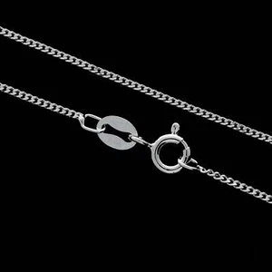 Made in Italy - 925 Sterling Silver Delicate Diamond Cut 1.1 mm chain - GCH009 - Picture 1 of 6