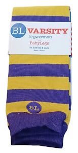 Babylegs Unisex BL Varsity Leg Warmers UW University of Washington Purple Gold