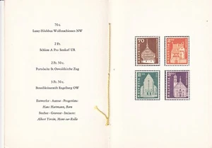 LIBRETTO SVIZZERA 1967 FRANCOBOLLI MONUMENTI STORICI - Bild 1 von 2