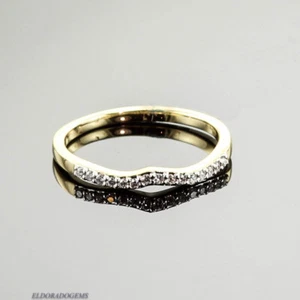 0,50 ct. ECHTER DIAMANT HALBBAND EHERING 14K MASSIV GELBGOLD US6,75 - Bild 1 von 12