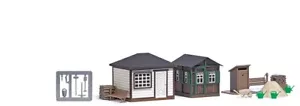 Busch 1616 - 1/87/H0 Gazebos Set 1 - New - Picture 1 of 1