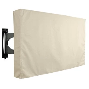 Cubierta de TV para exteriores protector universal resistente a la intemperie para TV de 22"" 24"" - beige - Imagen 1 de 5