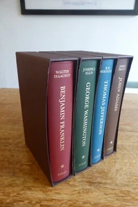 Lives of The Founding Fathers US Presidents 4 Volume Book Set Folio Society 2008 - Picture 1 of 12