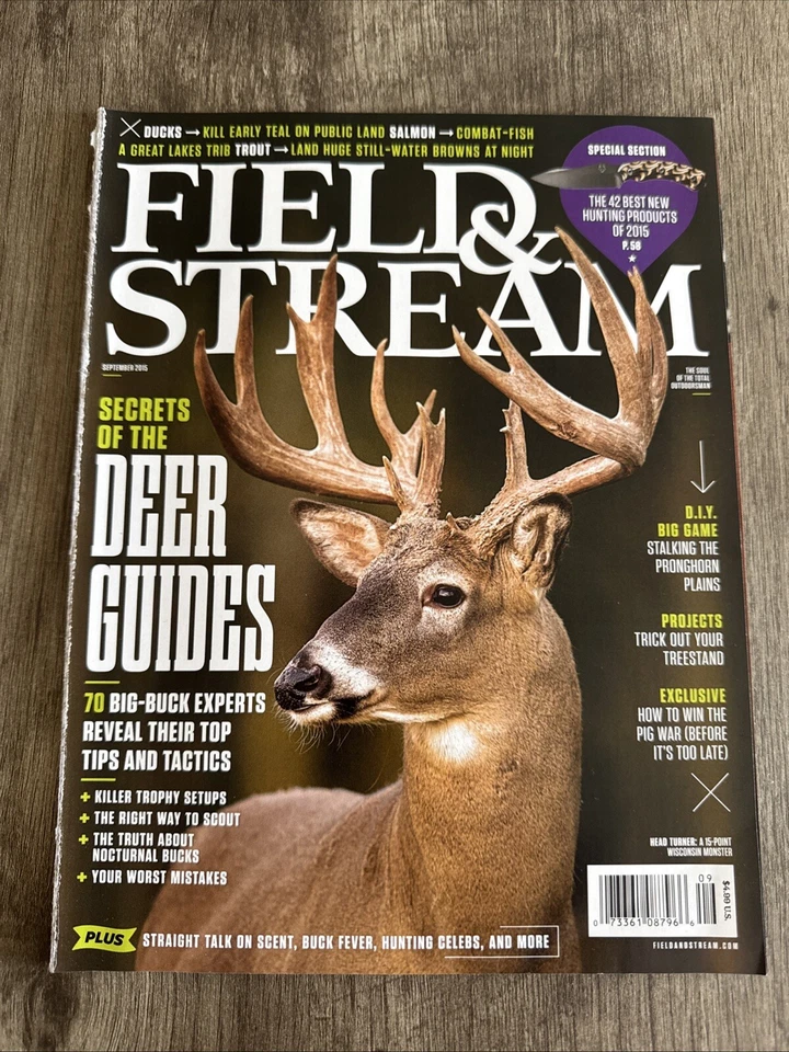 Field & Stream Magazine Deer Guides Top Tips DIY Big Game September 2015 - Image 1 of 3