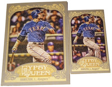 2012 Topps Gypsy Queen  Josh Hamilton Mini & Base Cards #67  Texas Rangers