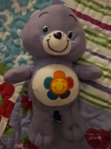 Care Bears Harmony Bear - Soft Plush Toy Teddy - Approx 9" 2013 - Picture 1 of 5
