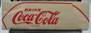 1950s Coca Cola Paper Soda Jerk Hat New Old Stock Made in Columbus Ohio - Picture 1 of 6