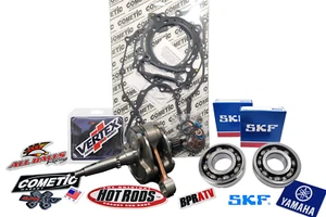 Yamaha YFZ450 98mm Bottom End Kit Hot Rods Crank SKF Bearings Cometic Gasket MLS - Bild 1 von 24