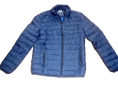 Orig. USA C+A Herren Winterjacke Daunen Steppjacke Blau NEU S UNI Daunenjacke - Bild 1 von 3