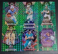 2023 Mosaic Football GREEN PRIZMS with NFL Debut You Pick the Card