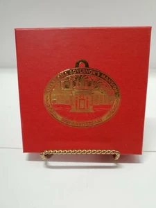 Oklahoma Governor's Mansion 80th Anniversary Christmas Ornament 2008 Collectors - Picture 1 of 9