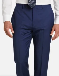 NWT RALPH LAUREN Classic Fit Navy Flat Dress Pants 40 x 32 dg5 - Picture 1 of 2
