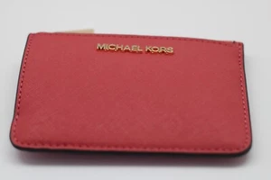 Michael Kors Jet Set Viaje Pequeño Cuero Saffiano Monedero 35F7GTVU1L-ltbry - Imagen 1 de 7